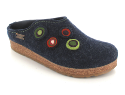 HAFLINGER¨ Grizzly Clogs / Grizzly Kanon Navy