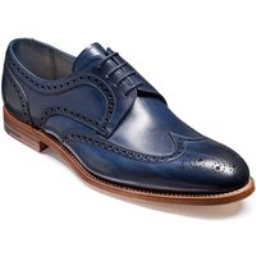 Barker Victor - Navy Hand-Painted - G - Wide - 10